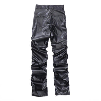 VVS Leather Stacked Pants