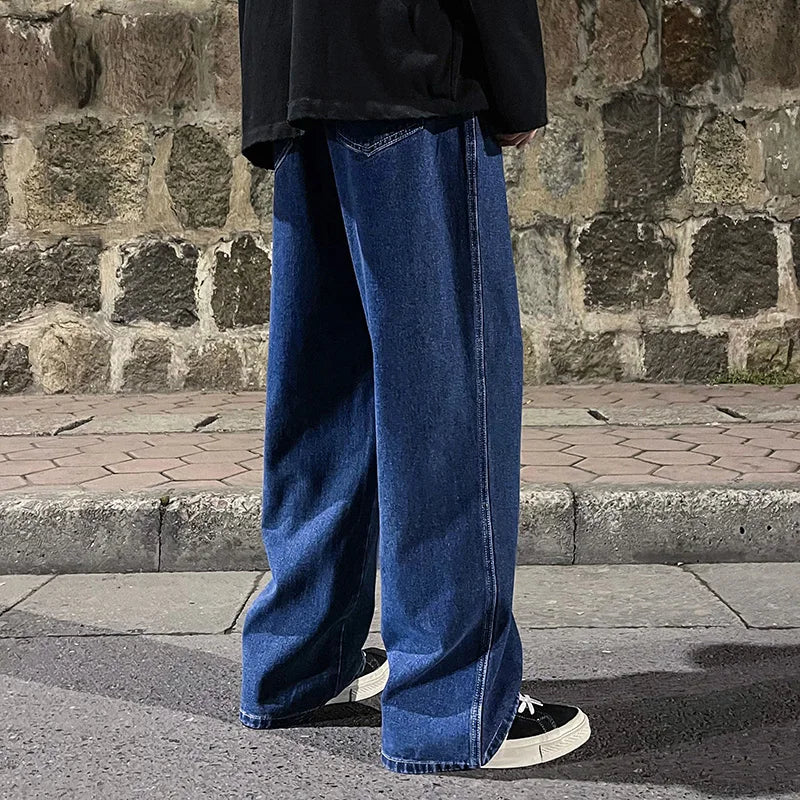 High Street Straight Loose Wide Leg Baggy Jeans