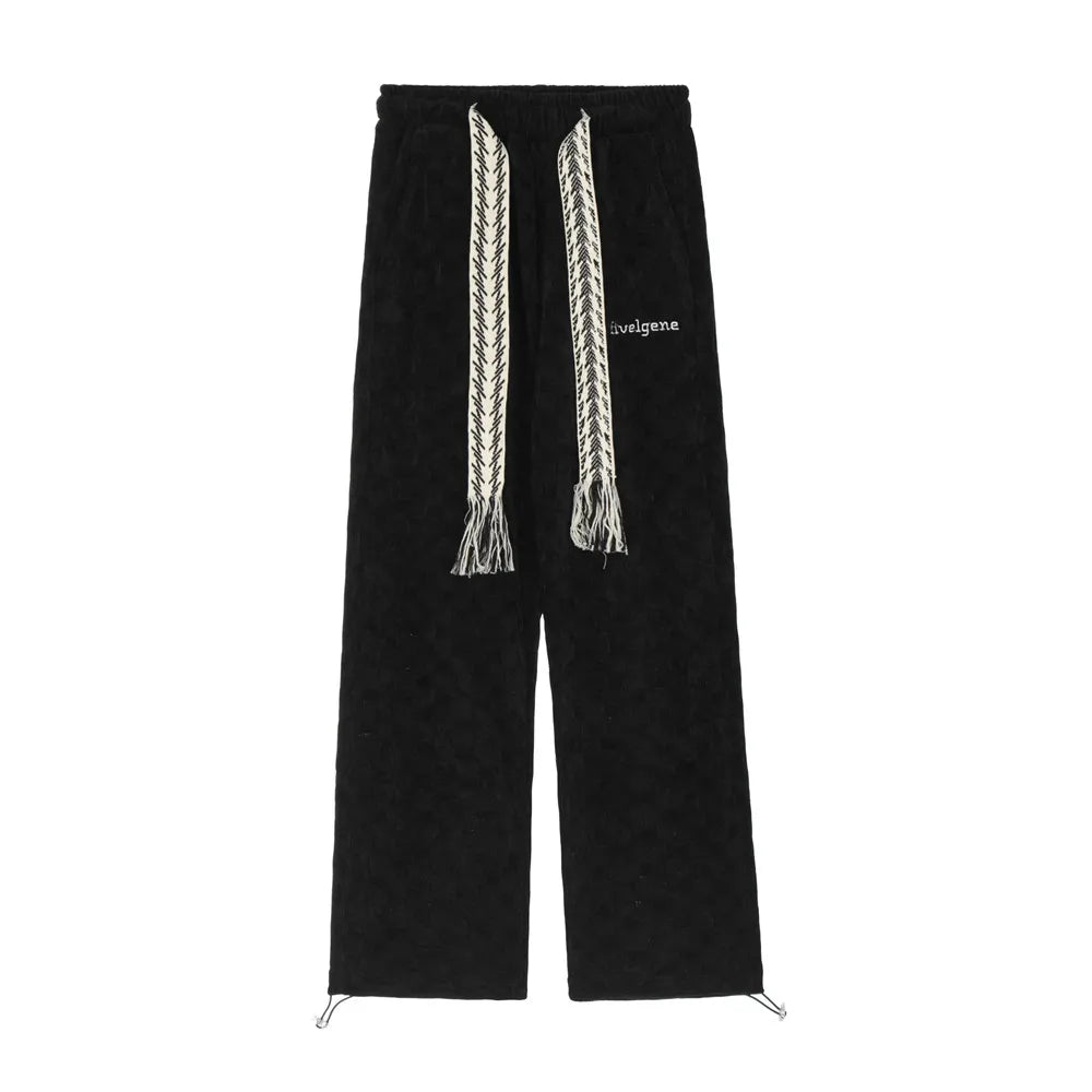 High Waist Straight Loose Wide Leg Pants