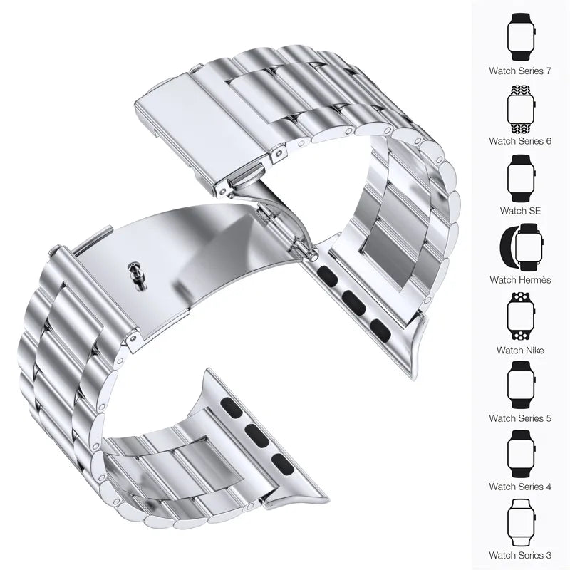 Stainless Steel Apple Watch Band