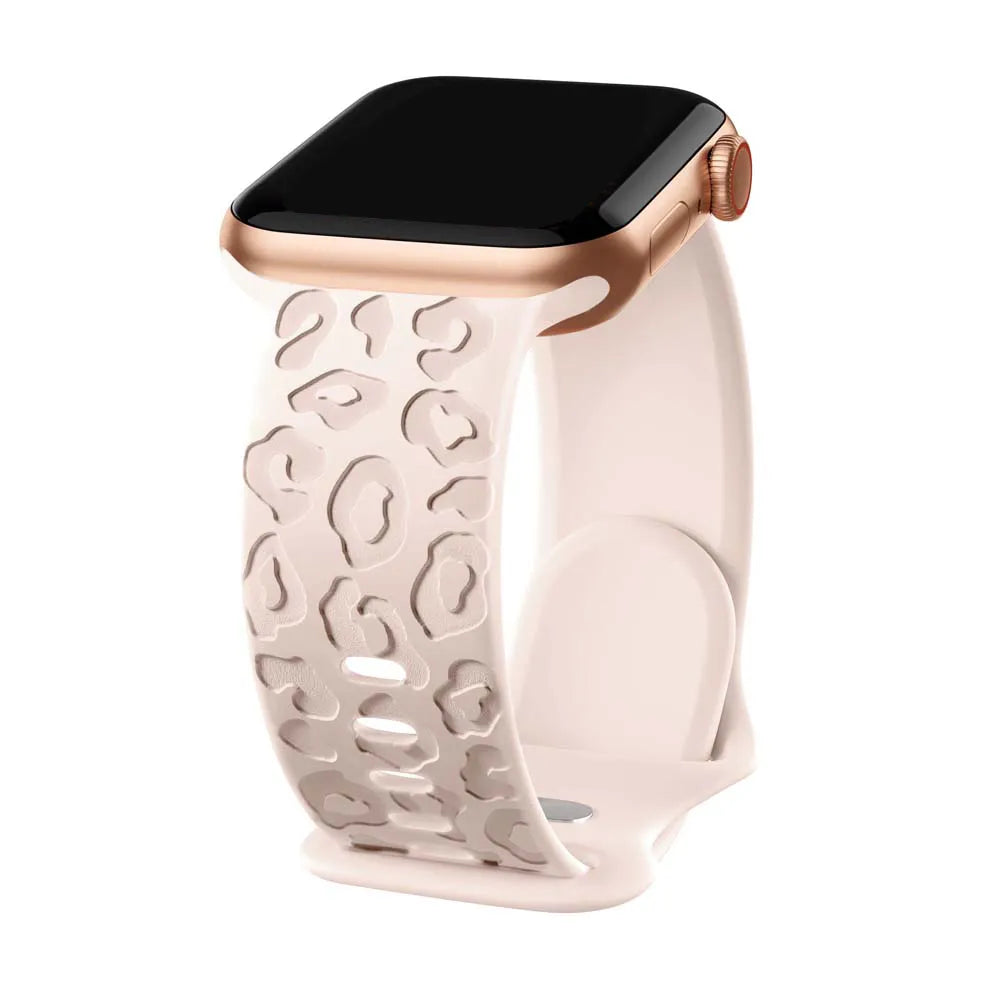 Leopard Pattern Silicone Band for Apple Watch