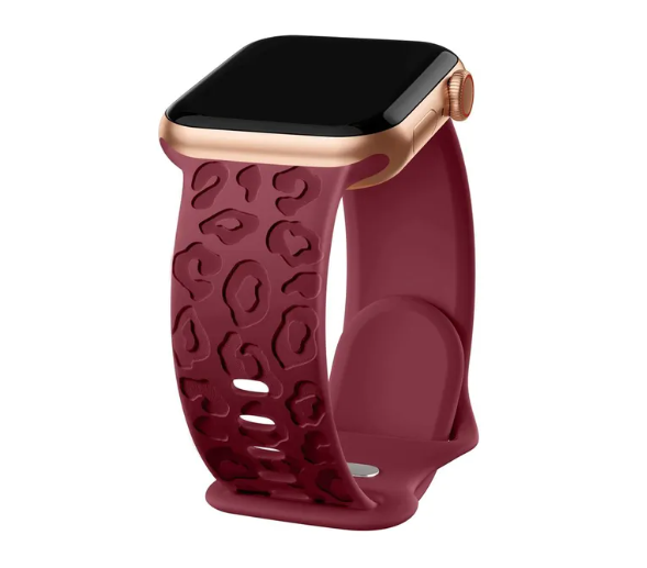 Leopard Pattern Silicone Band for Apple Watch