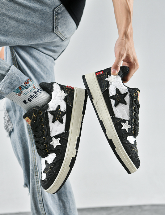 Retro Star Elements Casual Board Shoes