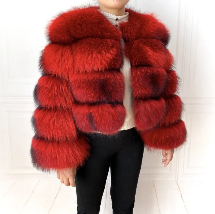 Faux Fur Bubble Coat