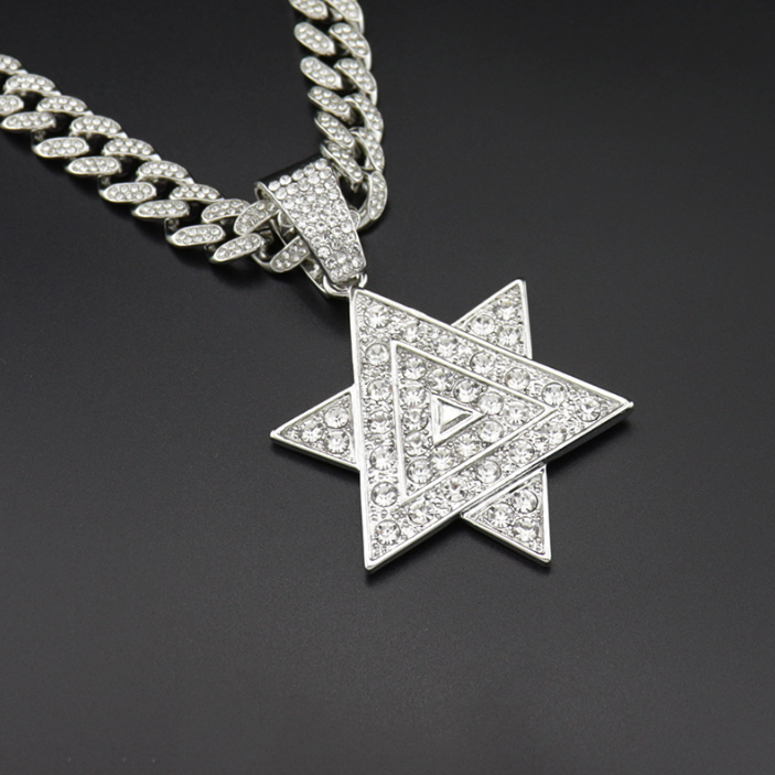 Star of David Cuban Chain