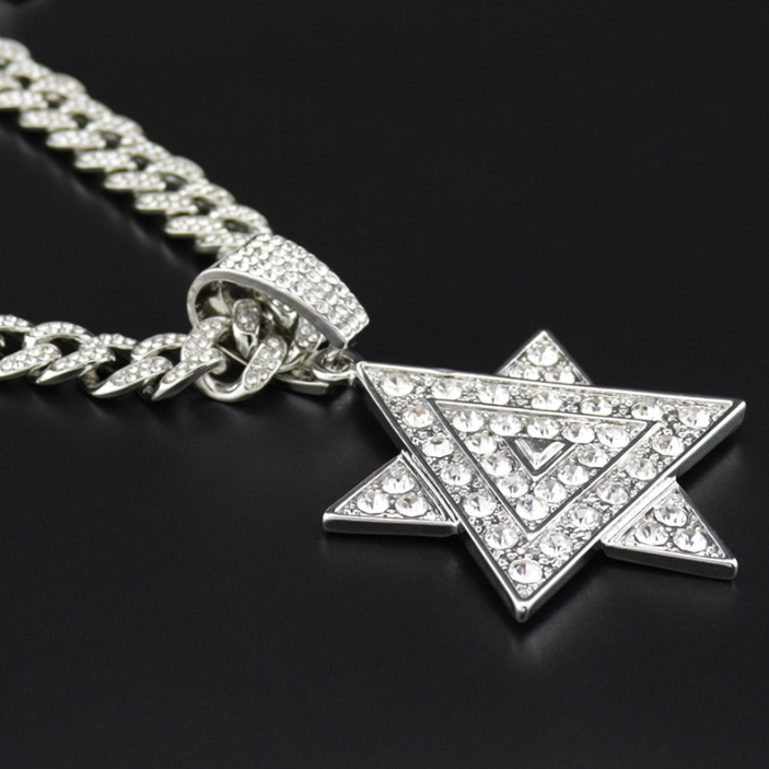 Star of David Cuban Chain