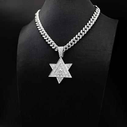 Star of David Cuban Chain