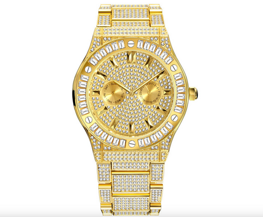 VVS Jewelry Iced out Baguette Watch