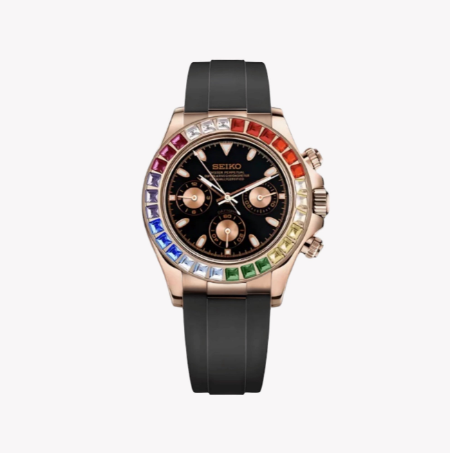 Seiktona Daytona | Rose Gold Rainbow
