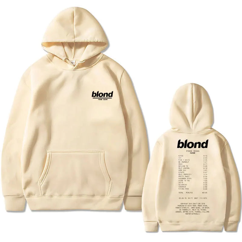 Frank Ocean "Blond" Album Art Graphic Hoodie