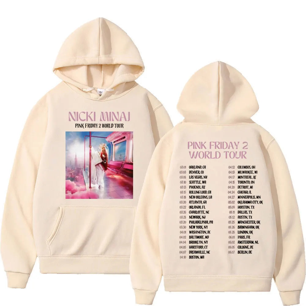 Nicki Minaj Pink Friday 2 World Tour Graphic Hoodies