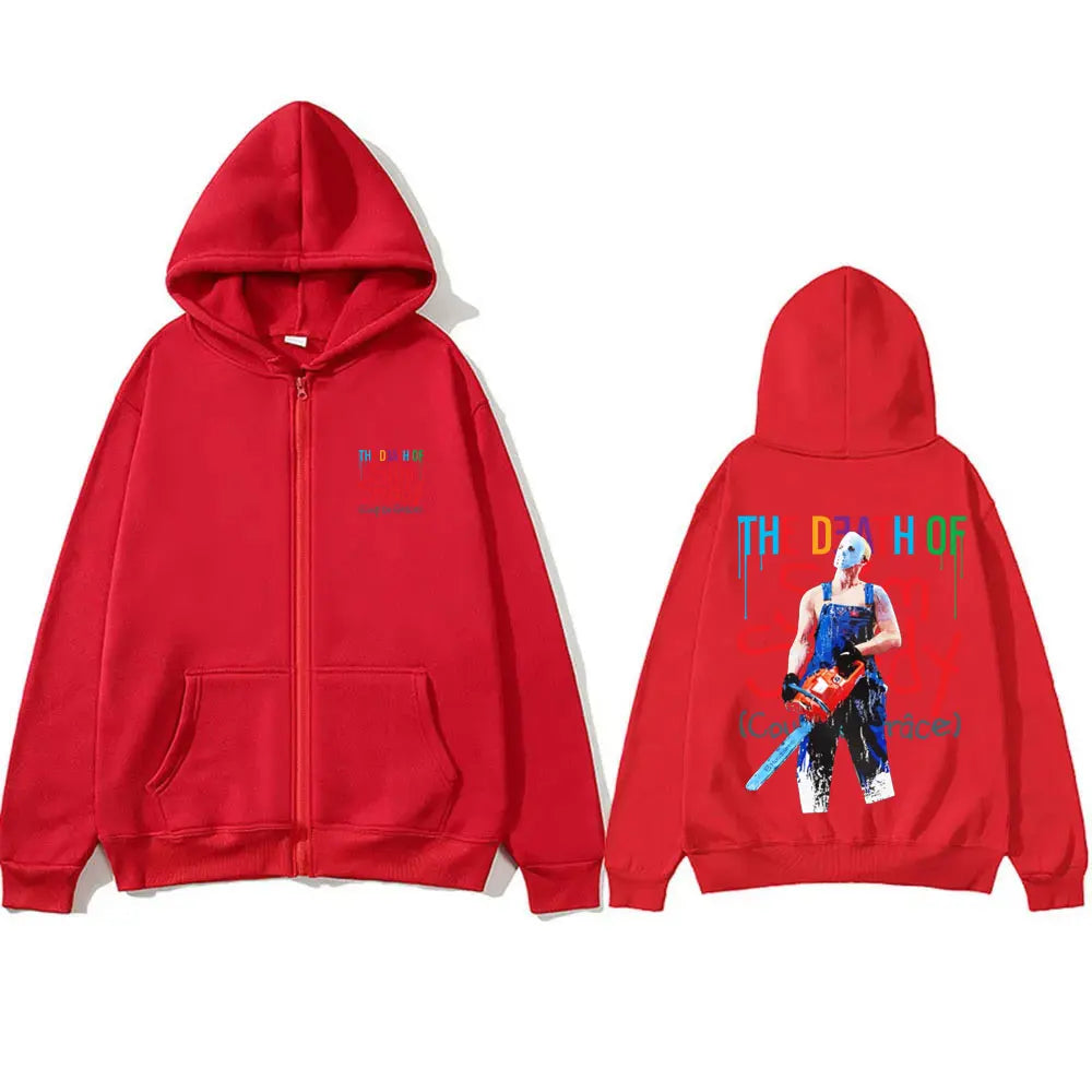 Eminem The Death of Slim Shady Graphic Zipper Hoodie