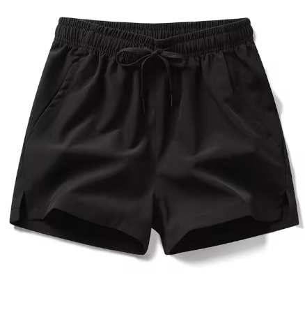 Herren Sommer Sport Jogginghose Lässige Leichte Shorts mit Taschen – Einfarbig Jogging &amp; Strandbekleidung