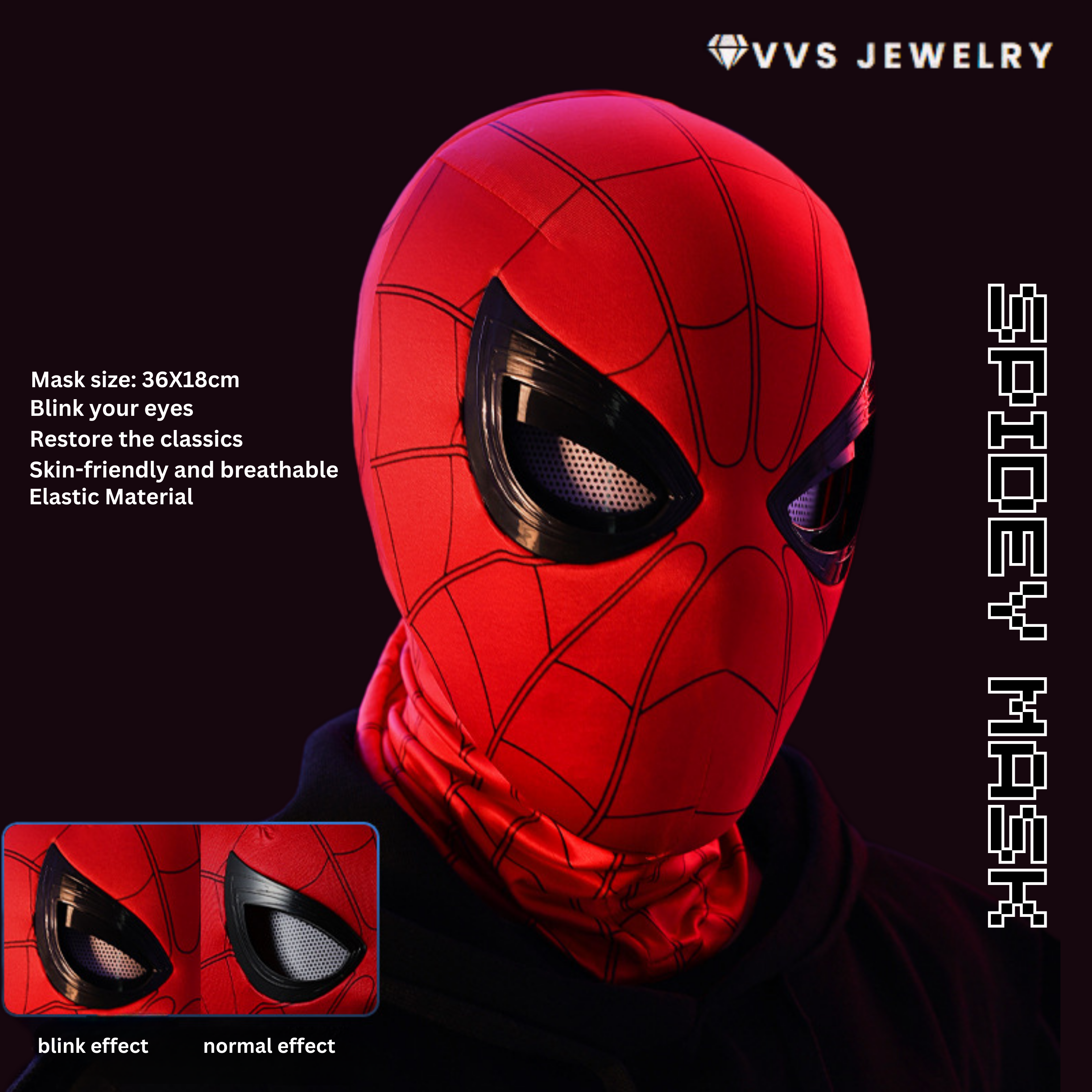 Spiderman Winking Mask