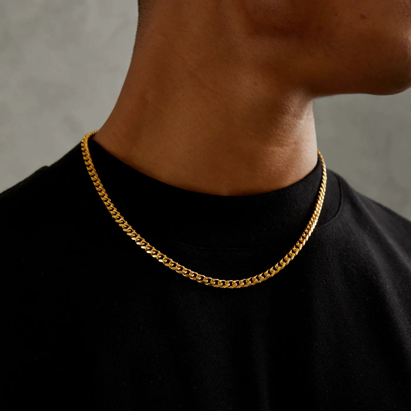 5mm Gold Cuban Chain