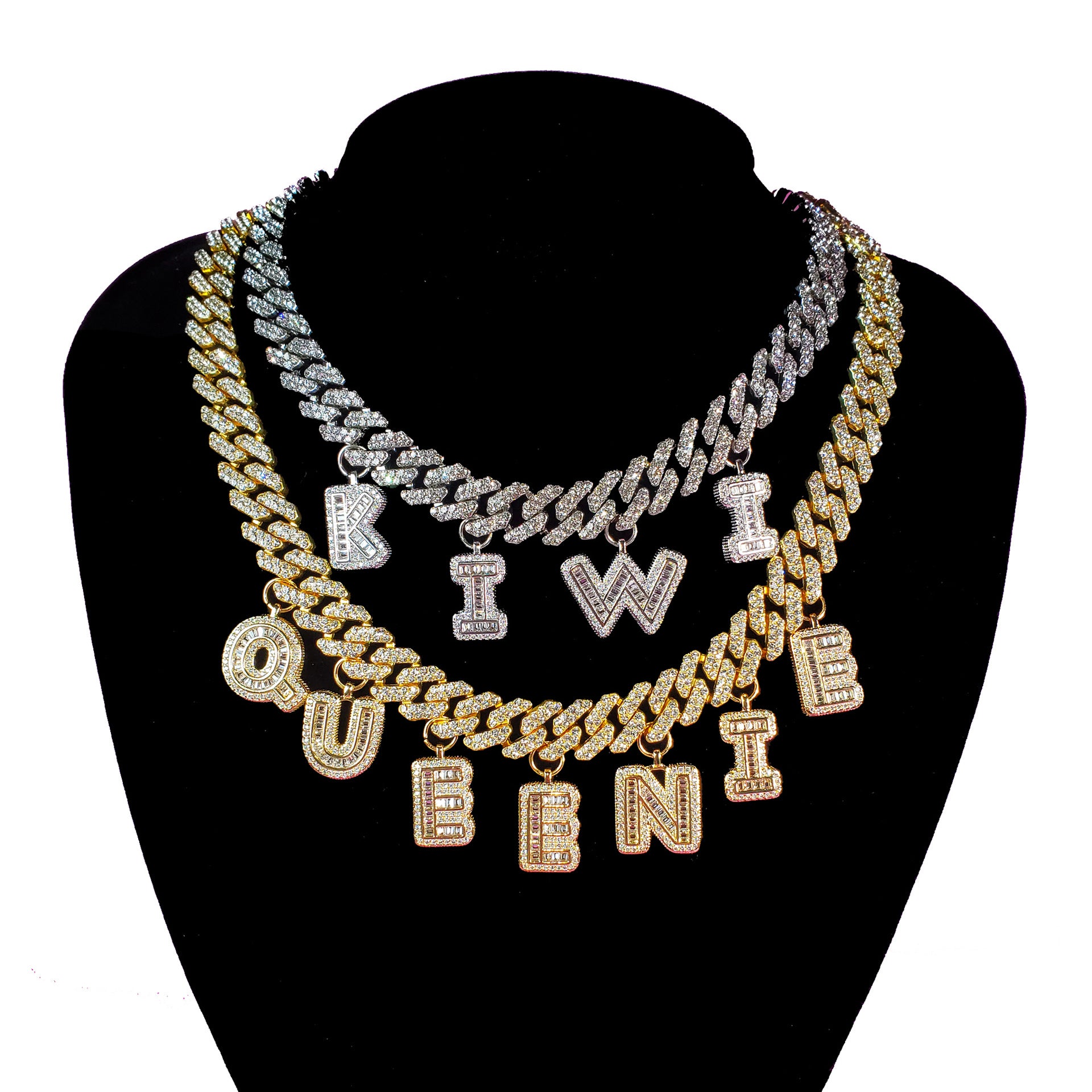 Custom Name Cuban Baguette Necklace