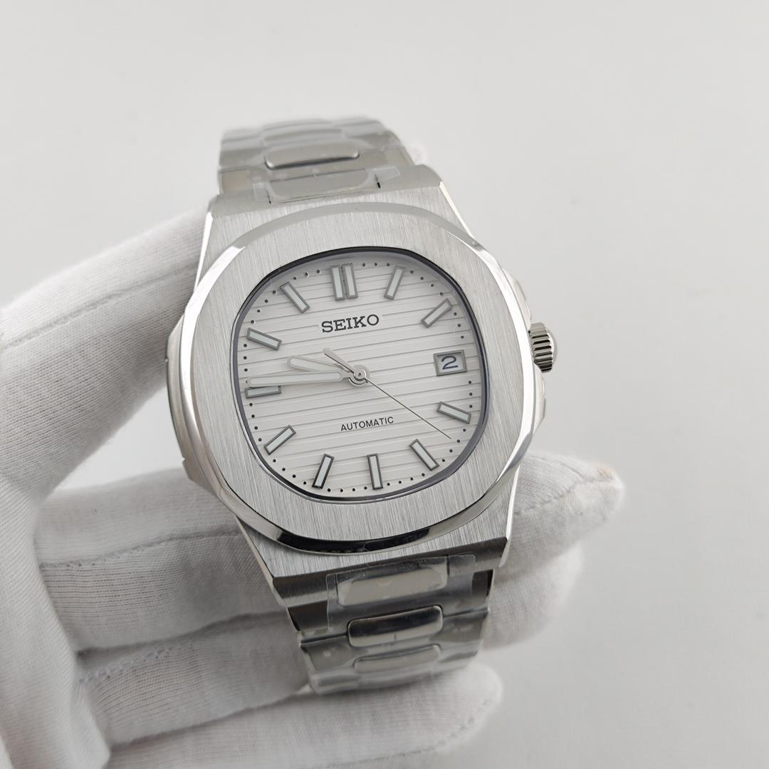Seiko Mod Nautilus | White