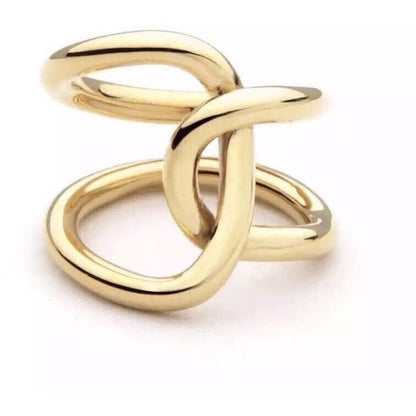 18k Gold Plated Stainless Steel Ring