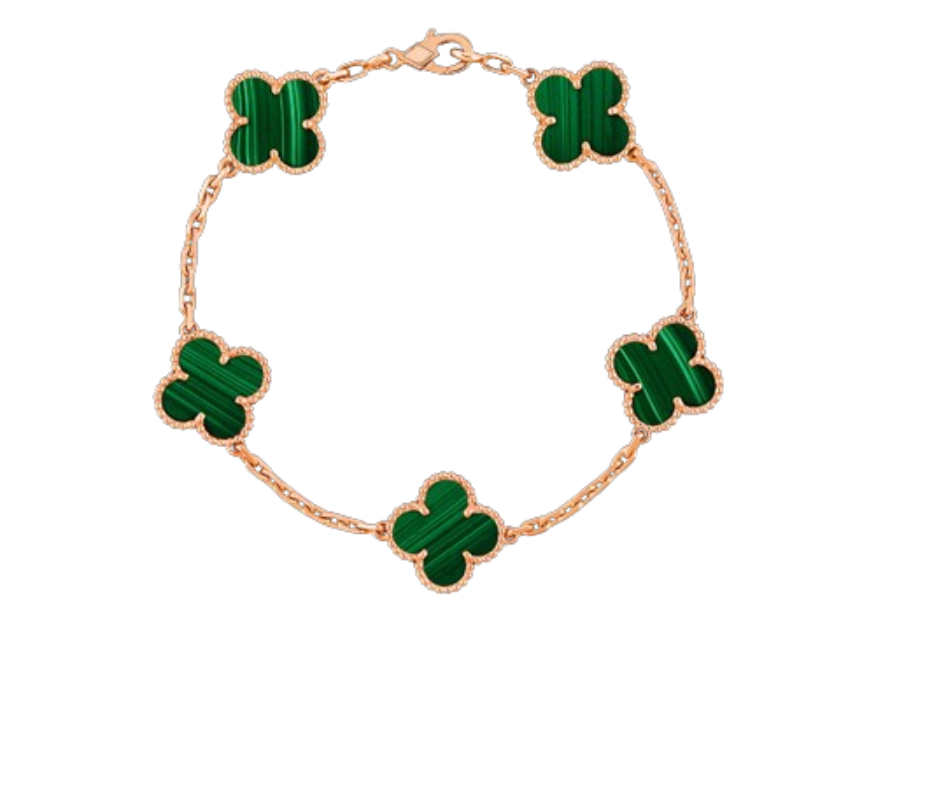 Clover Motif Alhambra Bracelet - 18k Gold