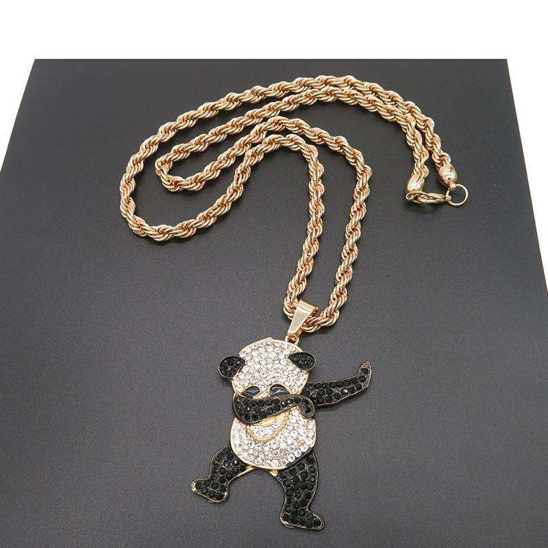 Hip Hop Fresh Jewelry hip hop jewelry Blinged Out Dabbin’ Panda Chain