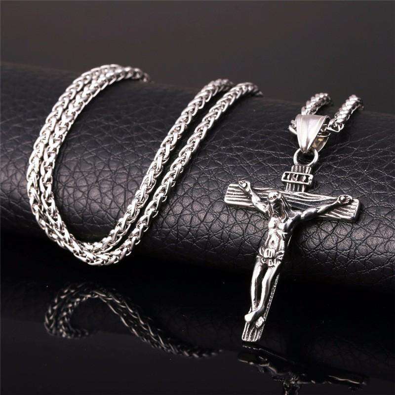 Hip Hop Fresh Jewelry hip hop jewelry Crucifix Pendant Necklace