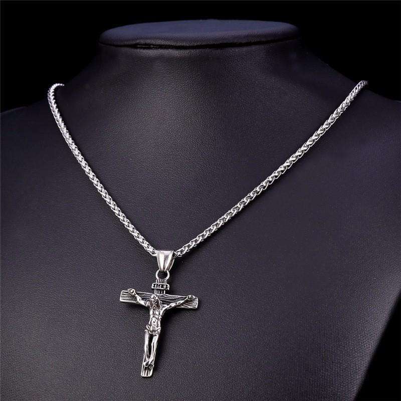 Hip Hop Fresh Jewelry hip hop jewelry Crucifix Pendant Necklace