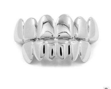 Hip Hop Fresh Jewelry hip hop jewelry Flat Teeth Silver Errbody Wanna Be Ya Grillz