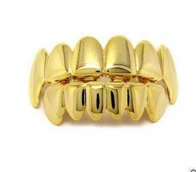 Hip Hop Fresh Jewelry hip hop jewelry Sharp teeth Gold Errbody Wanna Be Ya Grillz