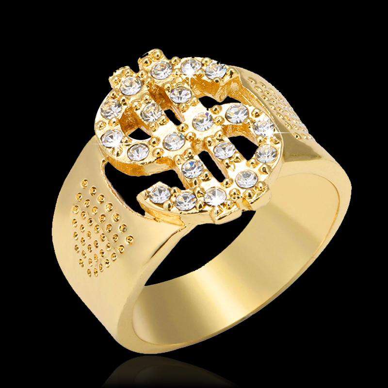 Hip Hop Fresh Jewelry hip hop jewelry Tricked Out Gold $$$ Ring