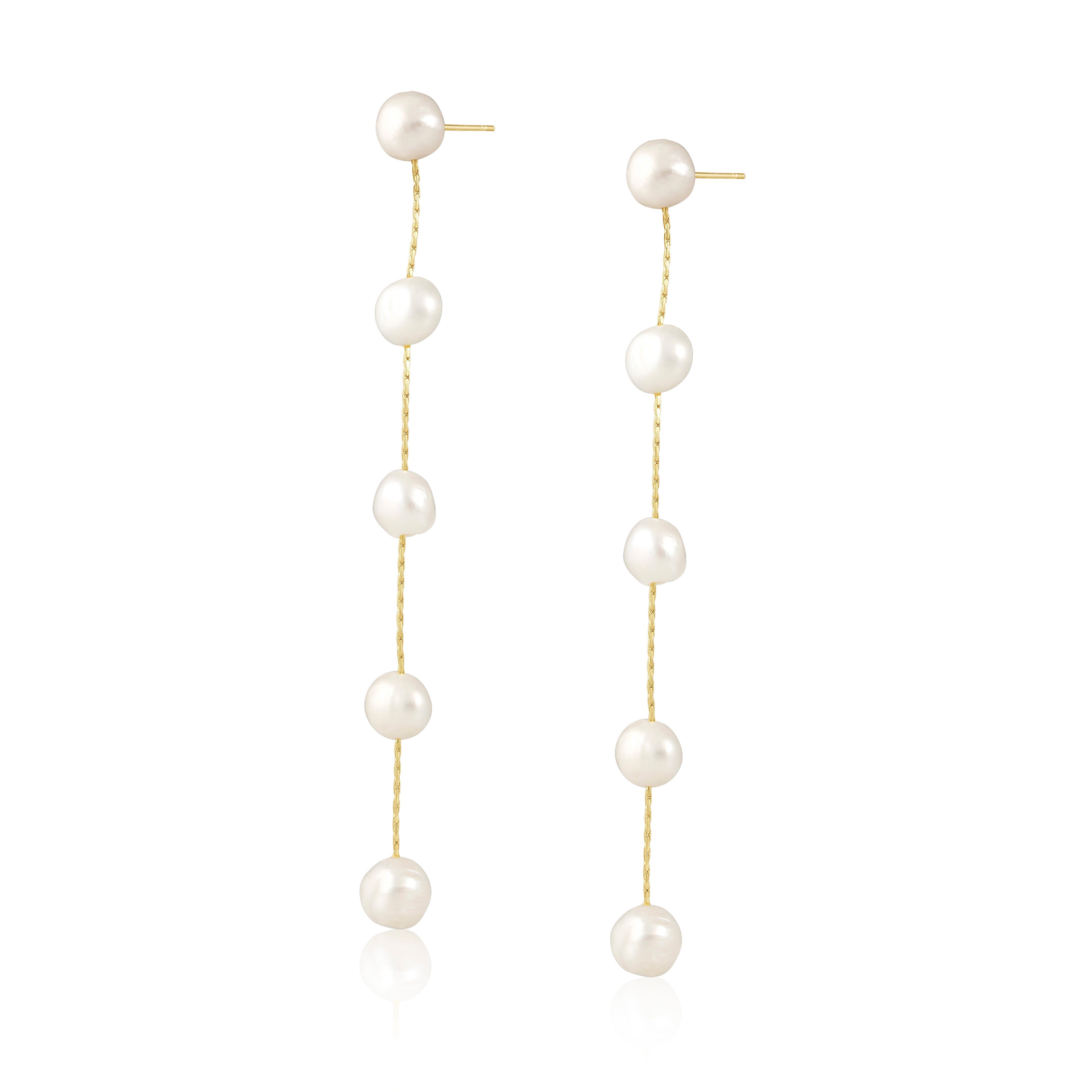 Sabrina Pearl Drop Earrings