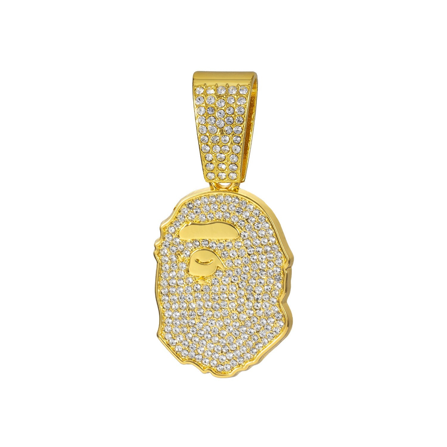 BG BAPE-Inspired Pendant Necklace Rapper Chain