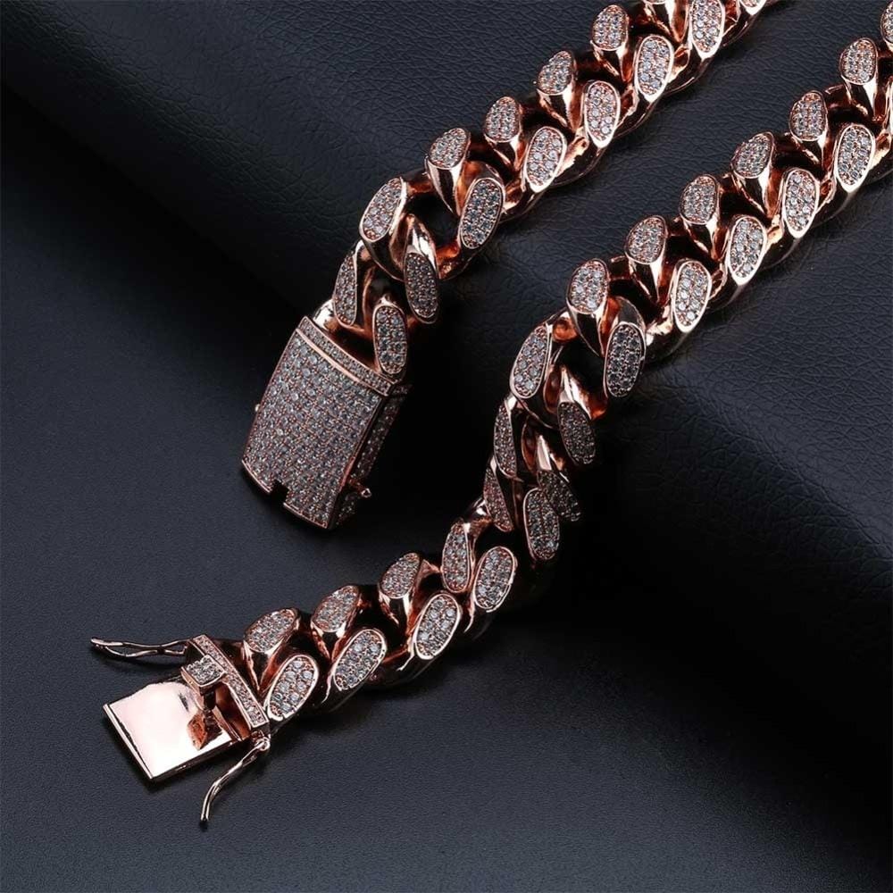 Jewelhery hip hop jewelry VVS Jewelry Diamond Cuban Link Choker Chain