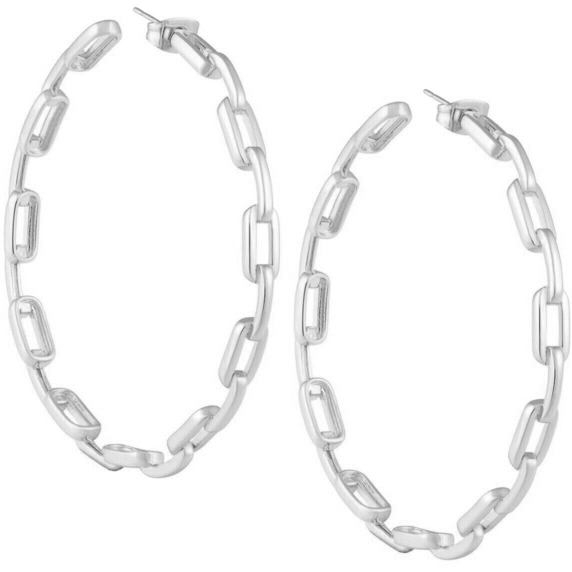 Matilda Link Hoop Earrings