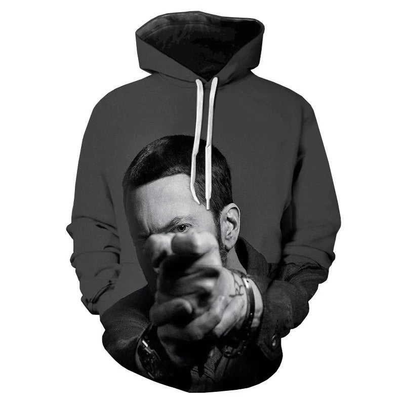 Eminem 3D Graphic Print Autumn and Winter Hoodies