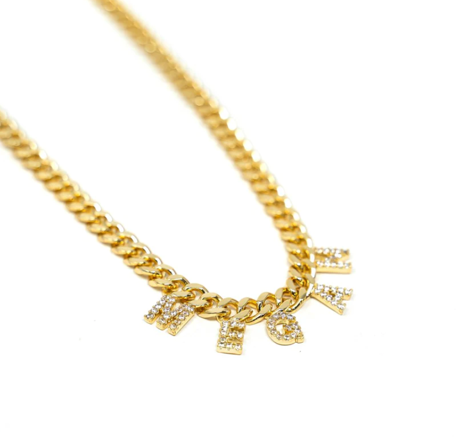 Custom Bold Curb Cuban Name Necklace