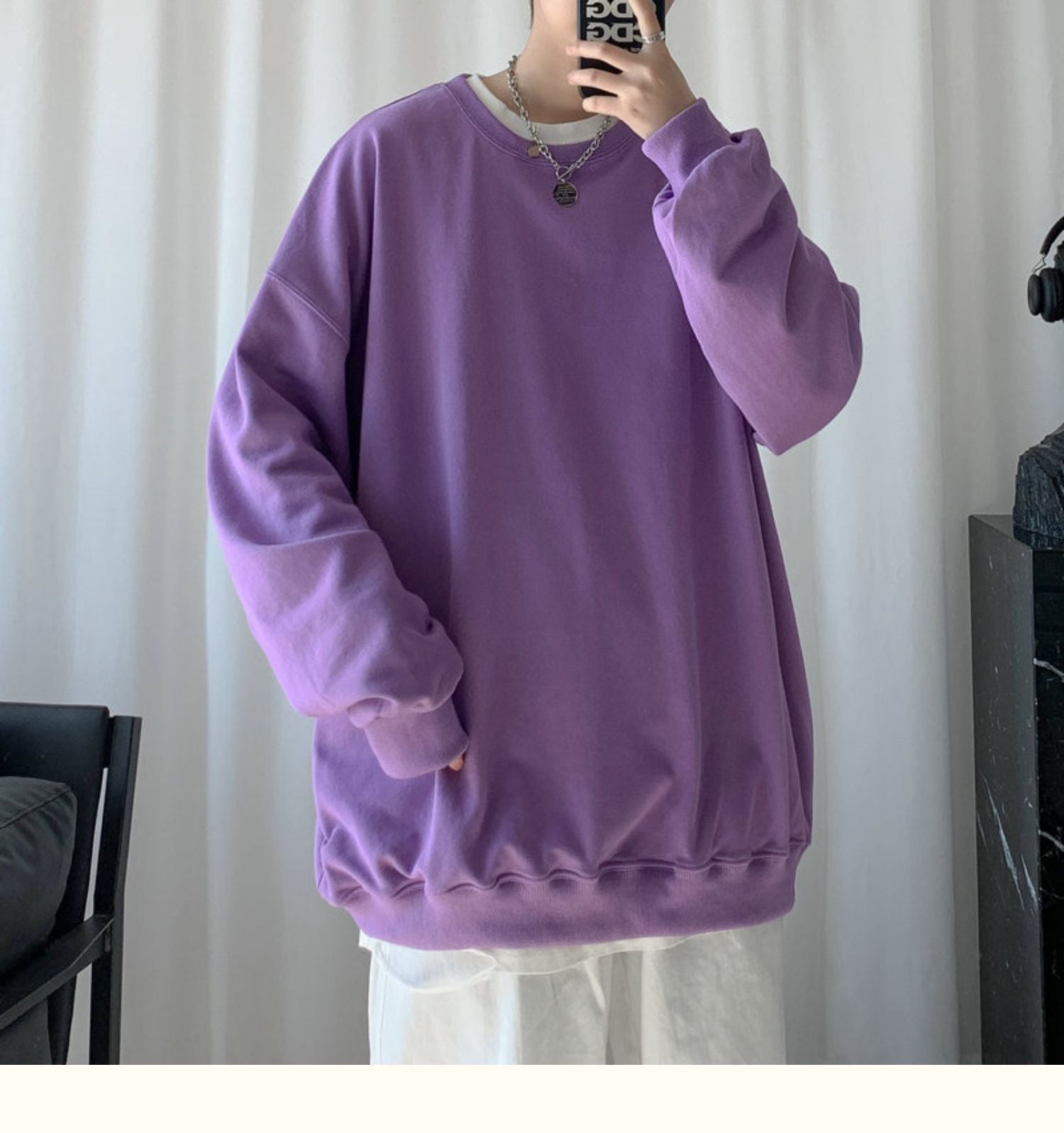 CrewCode Oversized Sweatshirt