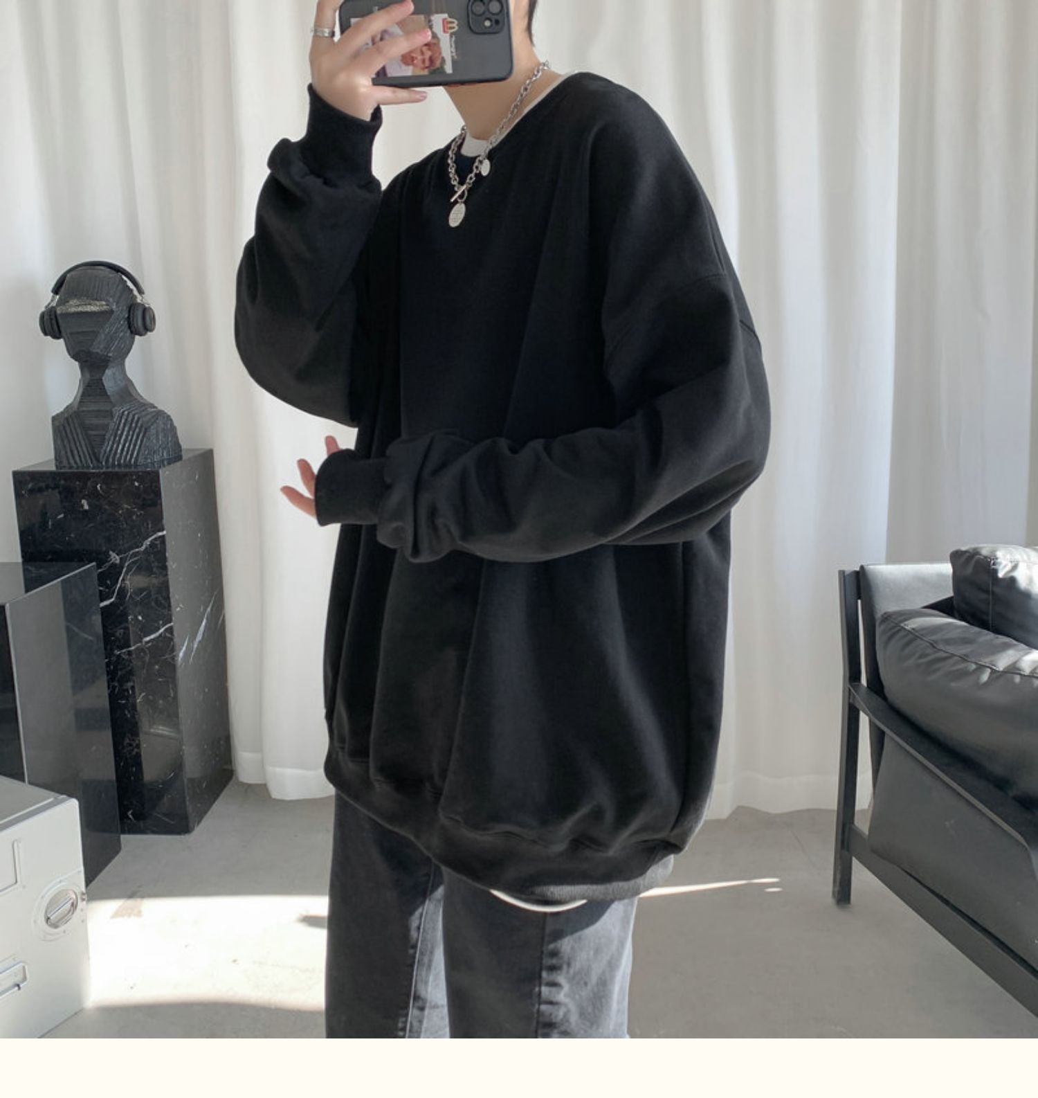 CrewCode Oversized Sweatshirt