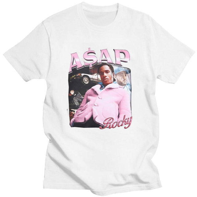 ASAP Rocky Vintage Rap Graphic T-shirt