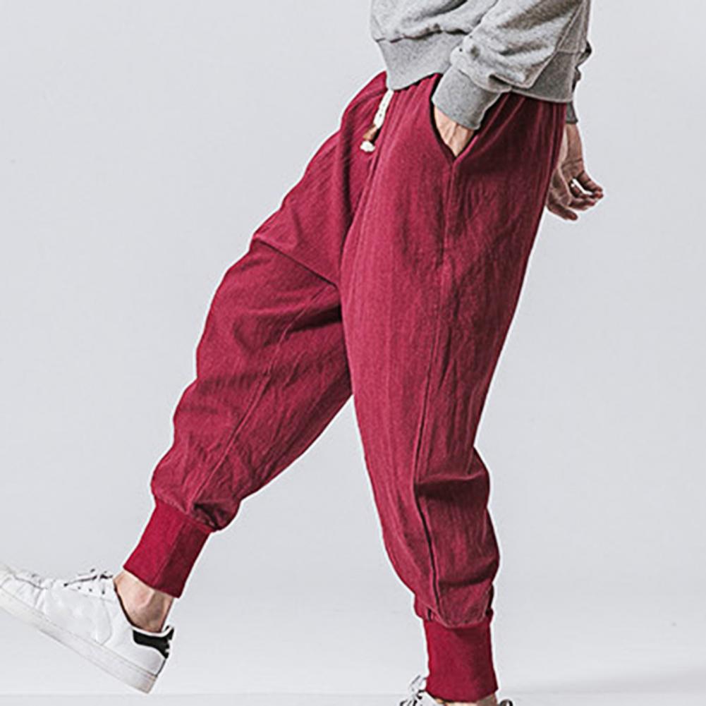 Drop-crotch Baggy Jogging Pants