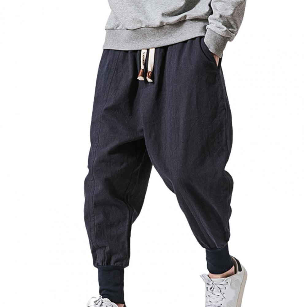 Drop-crotch Baggy Jogging Pants