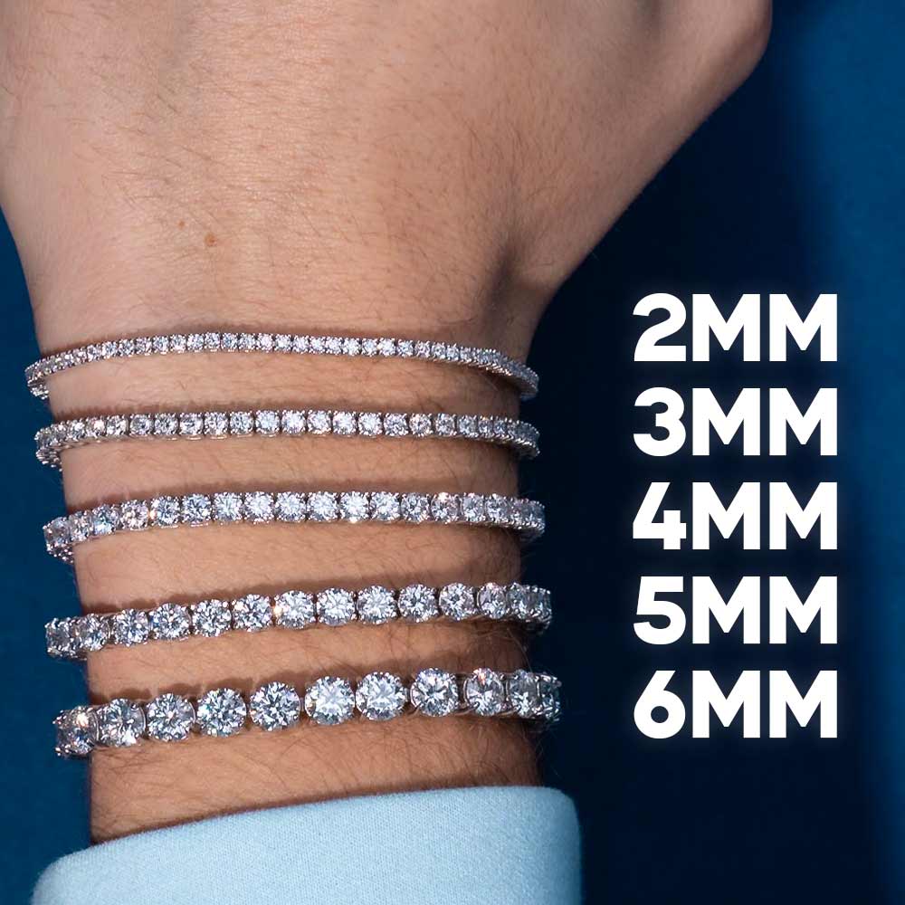 14k Gold Moissanite Tennis Bracelet (Facebook Deal)