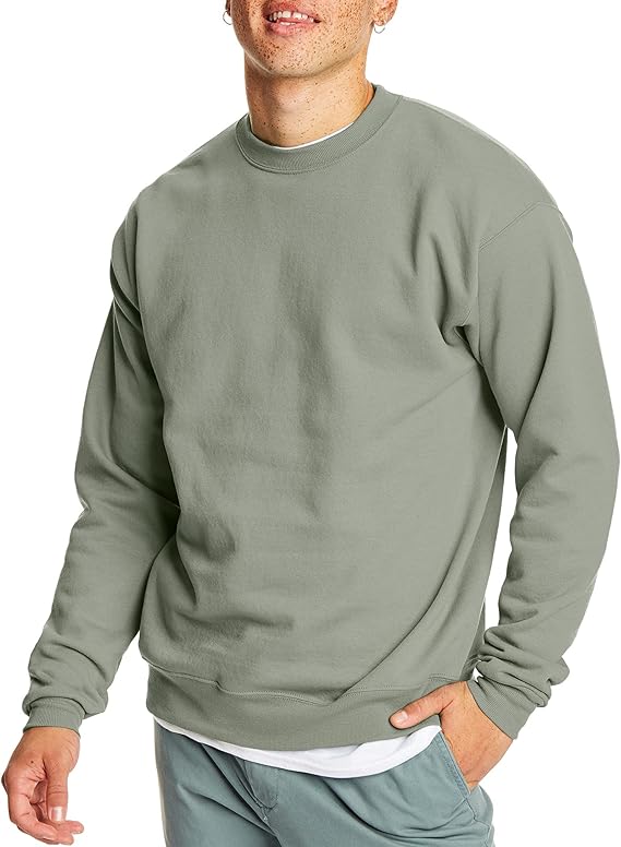 EcoSmart Fleece-Pullover mit Rundhalsausschnitt für Herren