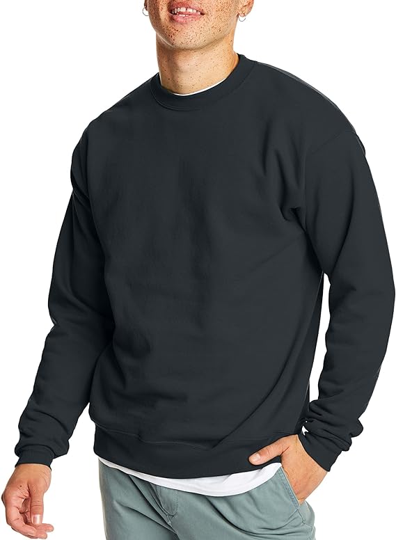 EcoSmart Fleece-Pullover mit Rundhalsausschnitt für Herren