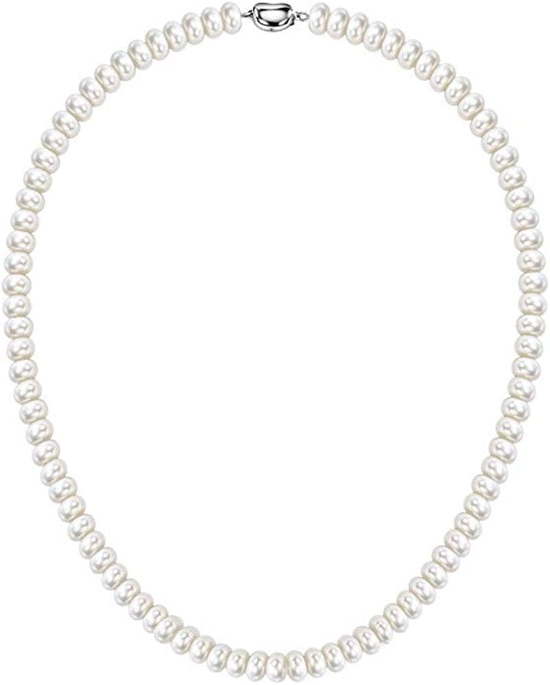 VVS Jewelry hip hop jewelry 7mm-10mm Large Cultured Pearl Necklace