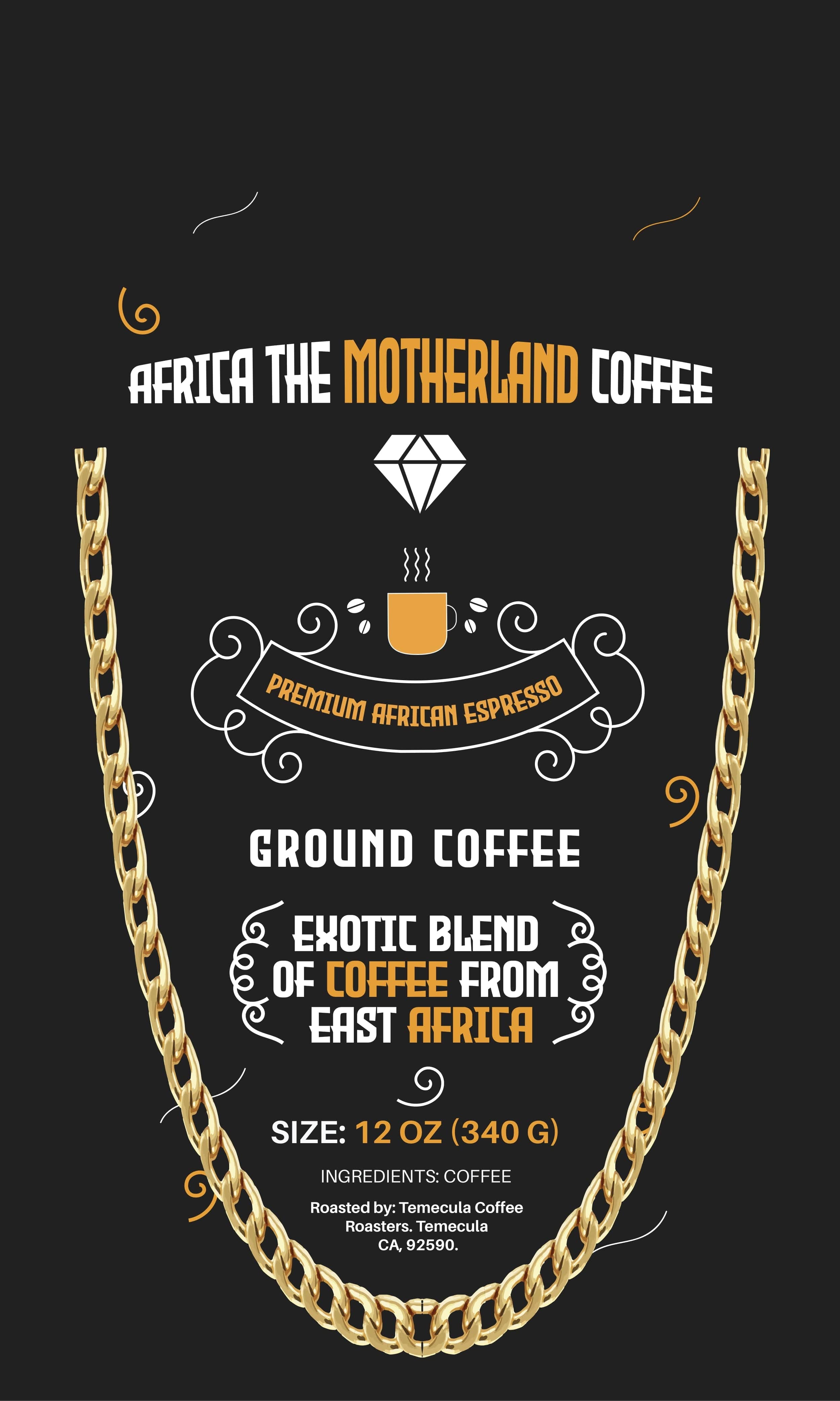 VVS Jewelry hip hop jewelry Africa the Motherland Coffee