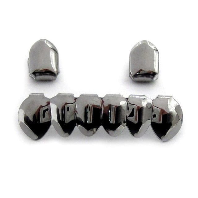 VVS Jewelry hip hop jewelry Black Boss Man Grillz Set