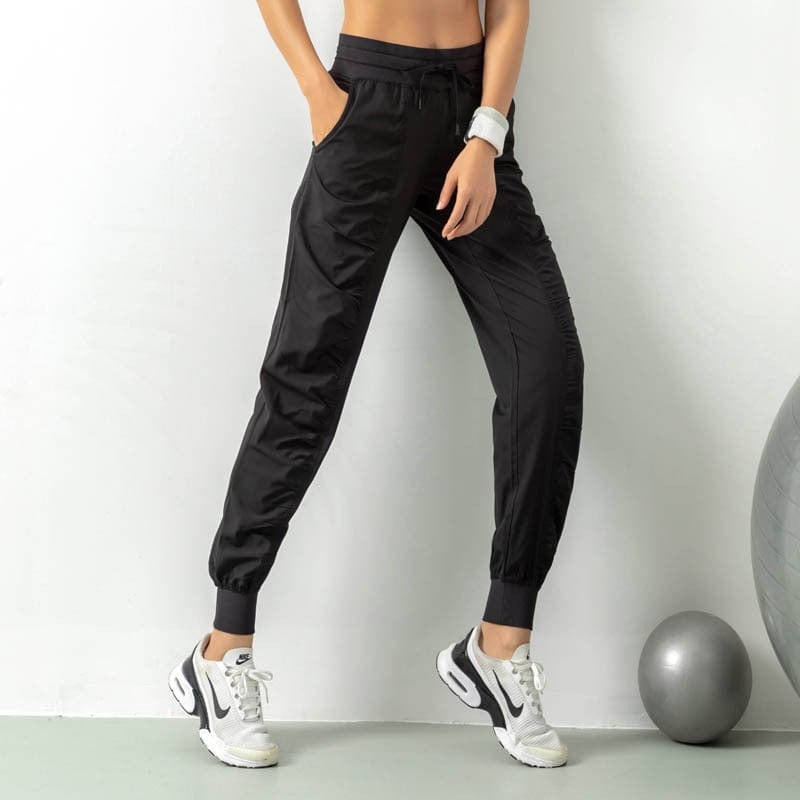 VVS Jewelry hip hop jewelry Black / S Women's Fabric Joggers