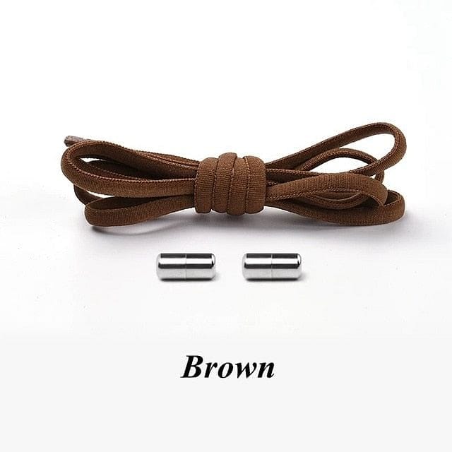 VVS Jewelry hip hop jewelry Brown VVS Jewelry No-tie Shoelaces