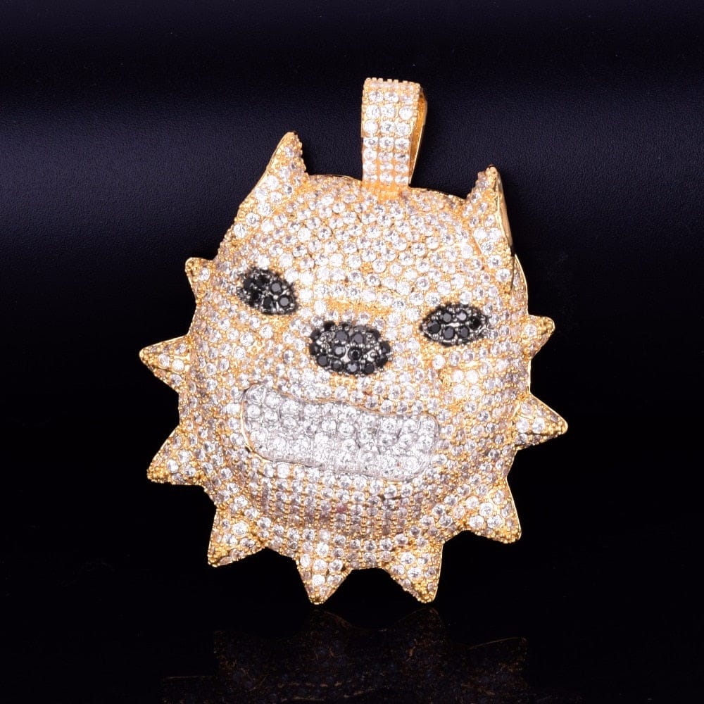 VVS Jewelry hip hop jewelry Bully Dog Head Pendant Chain