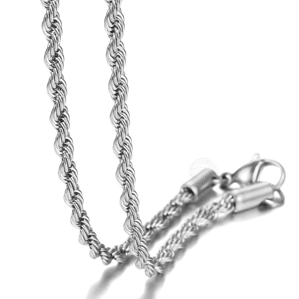 VVS Jewelry hip hop jewelry chain Stainless Steel Rope Chain